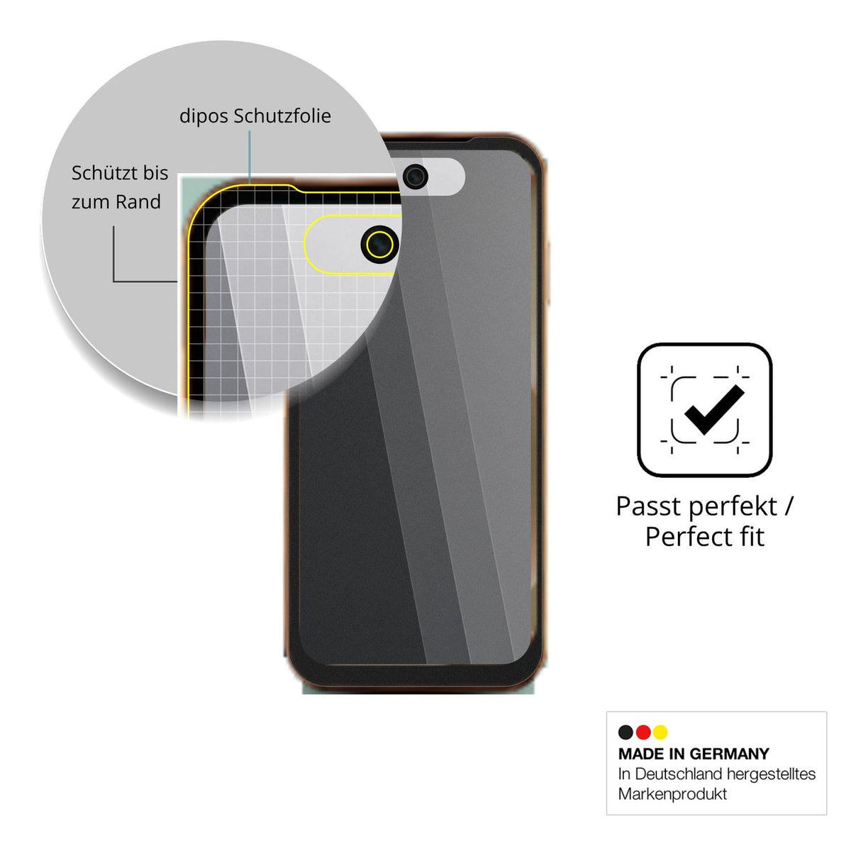 Schutz gegen Kratzer auf dem ZOKOE XS19PRO Glas durch Schlüssel oder Ähnliches