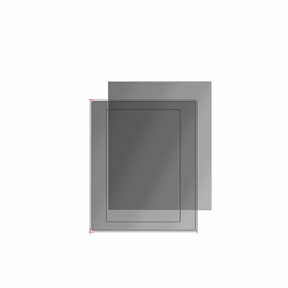 Blickschutzfolie für BUCHER automation JetView 1010 matt Schutzfolie Privacy