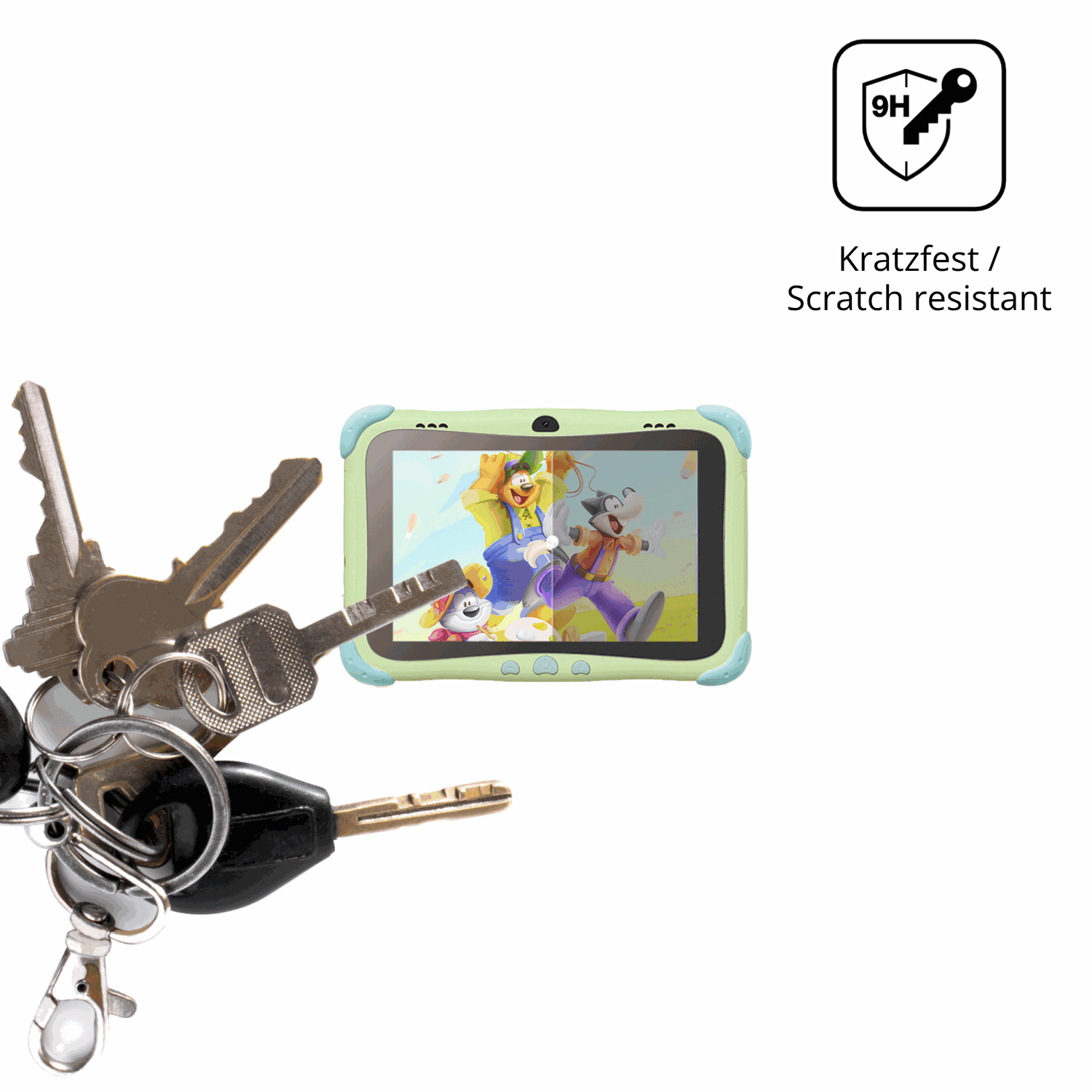 dipos Displayschutz für BWJBSW KT802, mattierte Oberfläche, robuste Festigkeit und perfekte Passform