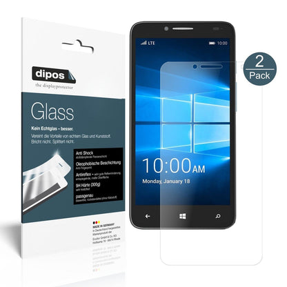 2x 9H Schutzfolie matt für Alcatel Idol 4 Pro Panzerfolie