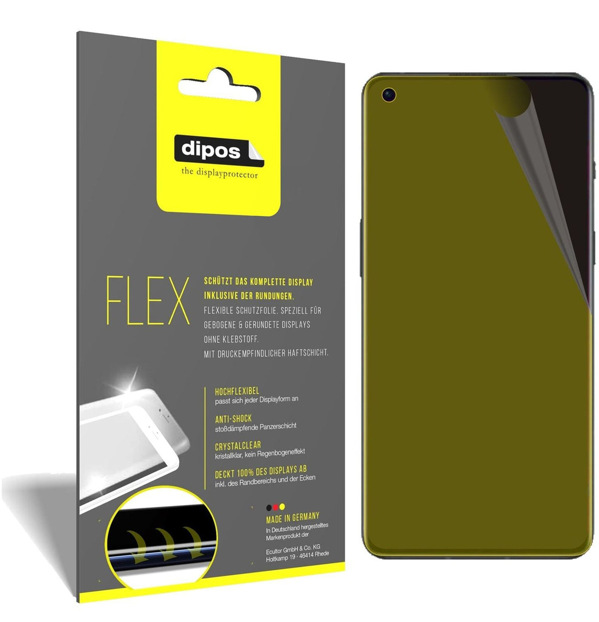 2x 3D Full Cover Schutzfolie für OnePlus 9RT