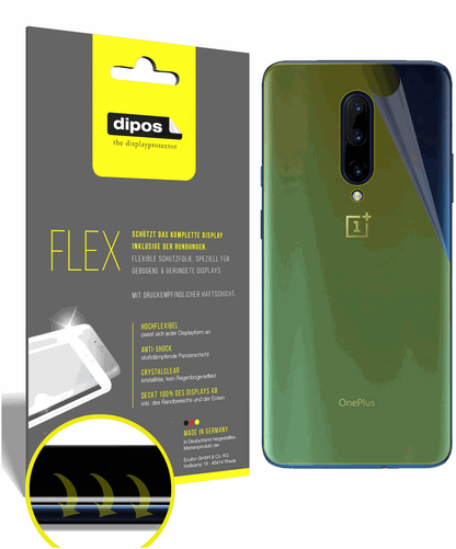 3x 3D Full Cover Schutzfolie für OnePlus 7 Pro Rückseite