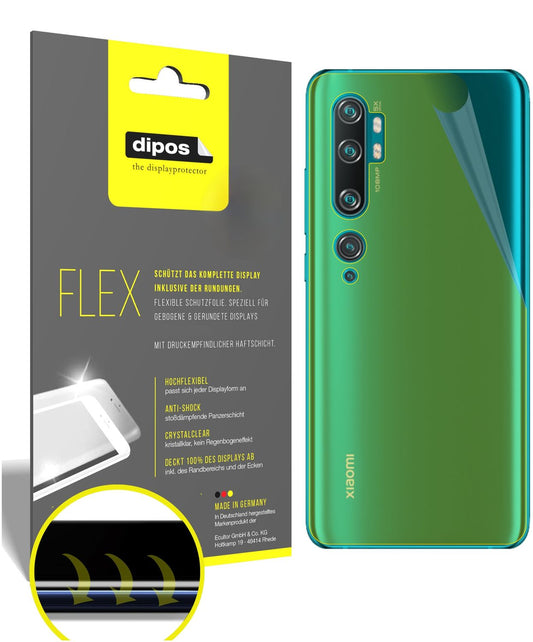 2x 3D Full Cover Schutzfolie für Xiaomi Mi CC9 Pro Rückseite