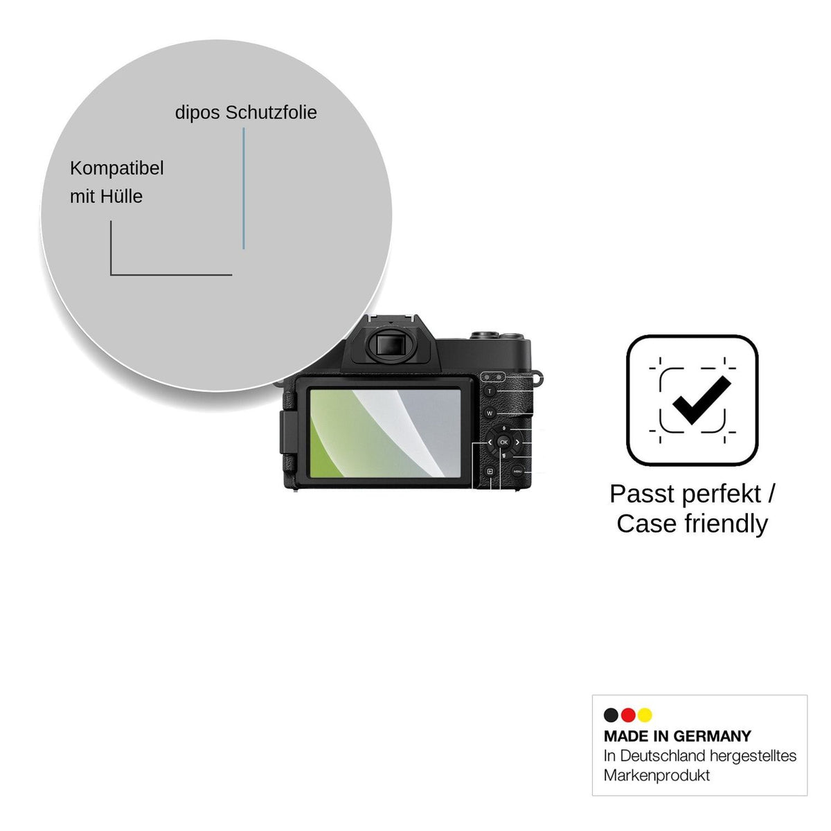 4x Schutzfolie matt für Camtryzine WD02-R10 Display-Schutzfolie