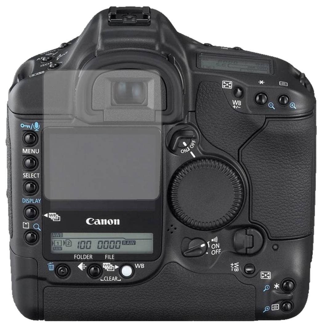 6x Schutzfolie matt für Canon Eos 1DS Mark II Display-Schutzfolie