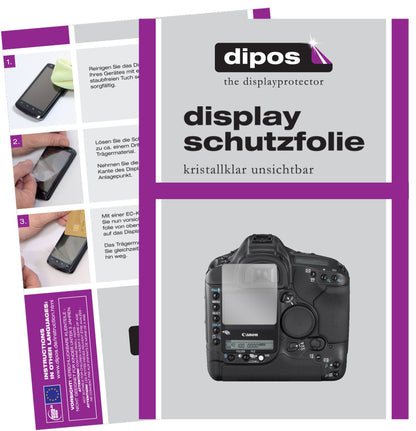 2x Schutzfolie klar für Canon Eos 1DS Mark III Display-Schutzfolie