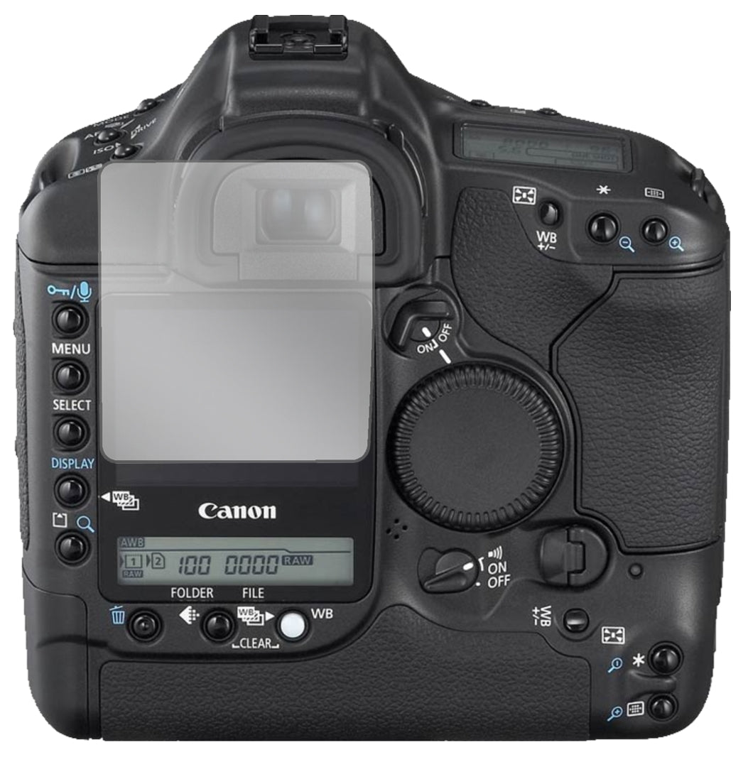 2x Schutzfolie klar für Canon Eos 1DS Mark III Display-Schutzfolie