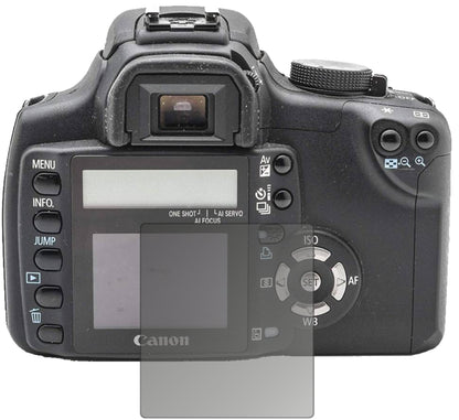 Blickschutzfolie von dipos passend für Canon EOS 350D, präziser Zuschnitt und blasenfrei montiert