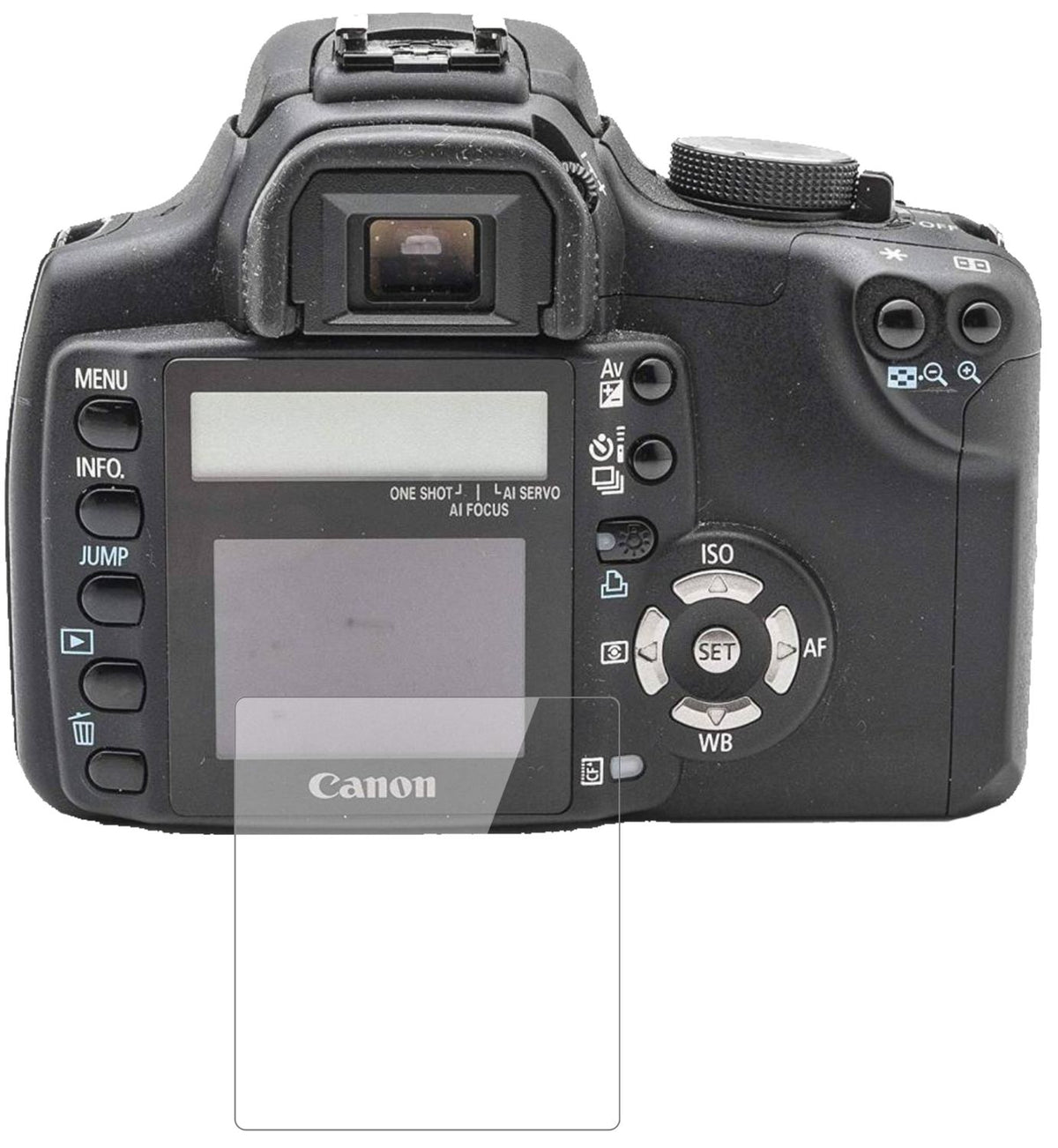 1x 9H Schutzfolie für Canon EOS 350D Panzerfolie