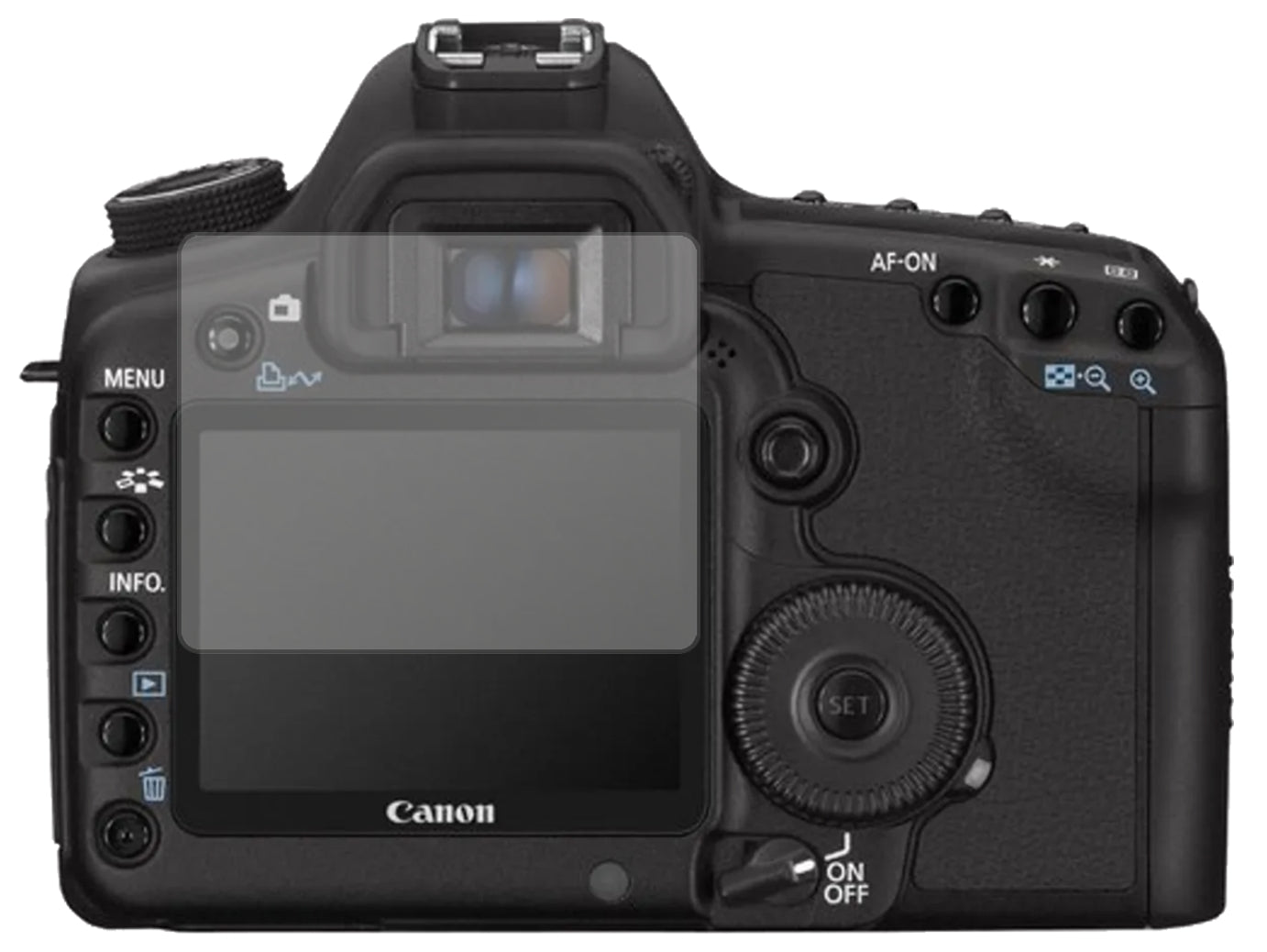 6x Schutzfolie matt für Canon Eos 5D Mark II Display-Schutzfolie