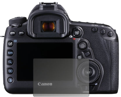 Blickschutzfolie von dipos passend für Canon EOS 5D Mark IV, präziser Zuschnitt und blasenfrei montiert