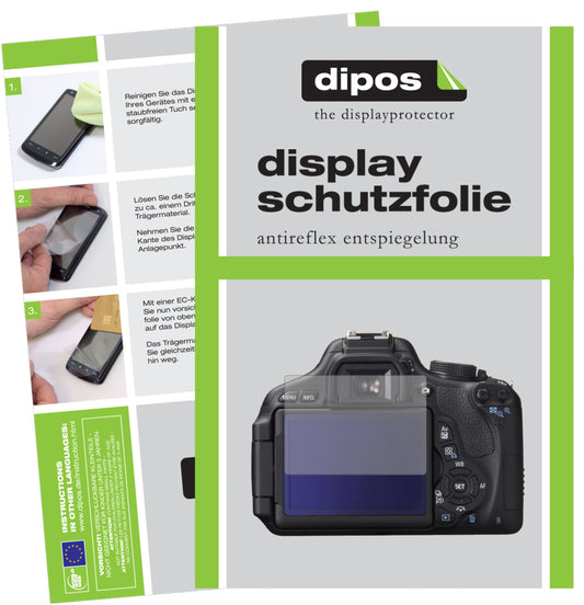 1x Schutzfolie matt für Canon EOS 750D Display-Schutzfolie