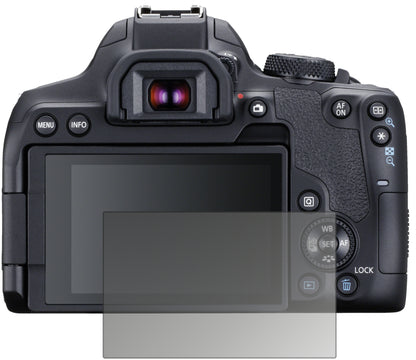 Blickschutzfolie von dipos passend für Canon EOS 850D, präziser Zuschnitt und blasenfrei montiert