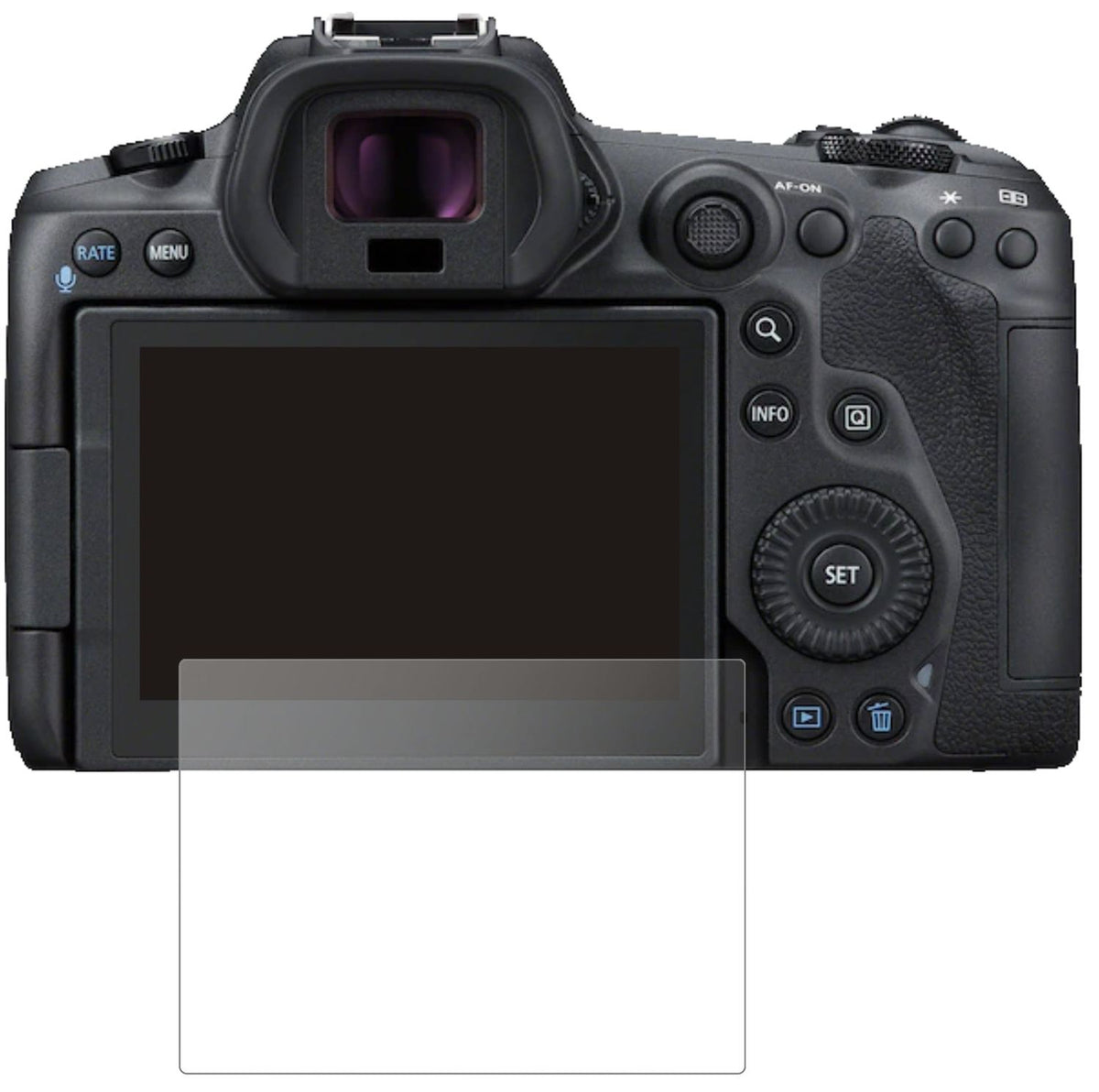 1x 9H Schutzfolie matt für Canon EOS R5 C Panzerfolie