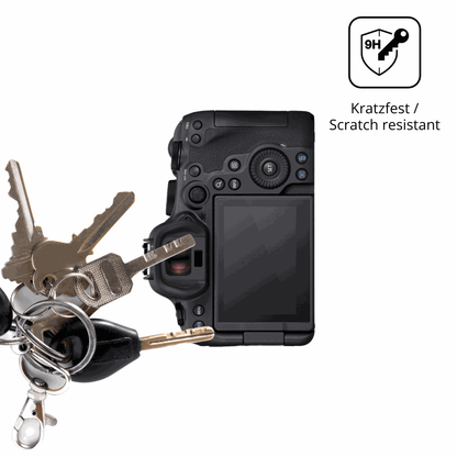 dipos Displayschutz für Canon EOS R6 Mark II, transparente Oberfläche, perfekte Passform auch für die Rundungen