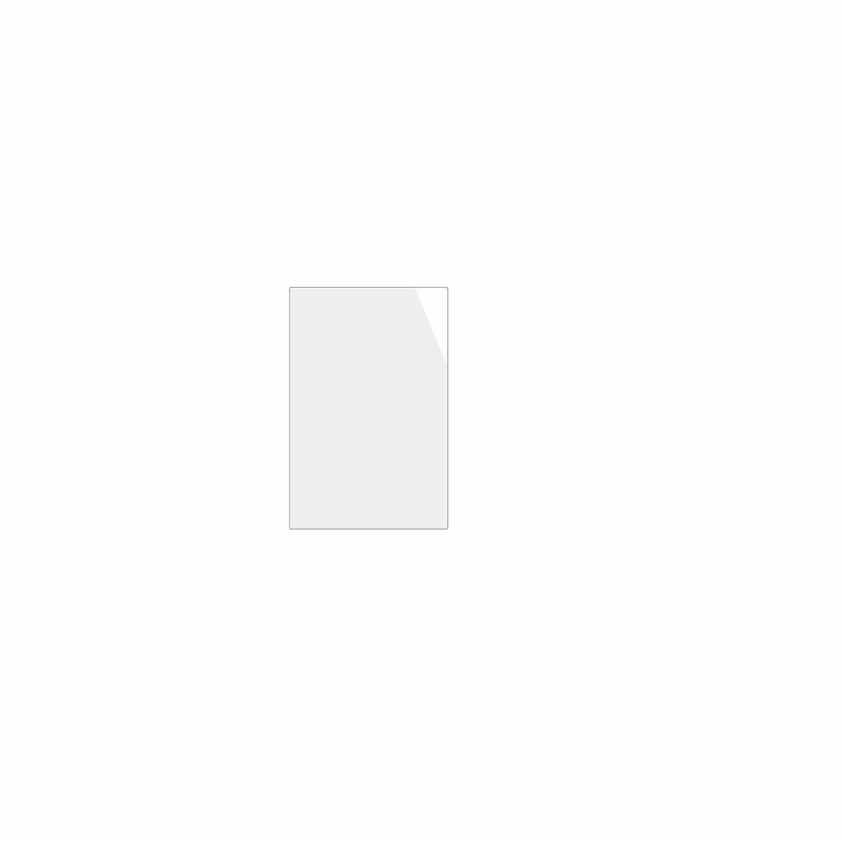 dipos Displayschutz für Canon EOS R8, transparente Oberfläche, geringe Dicke und perfekte Passform