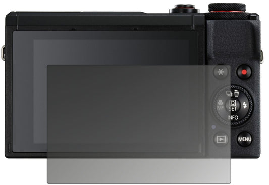 Blickschutzfolie von dipos passend für Canon PowerShot G7X Mark III, präziser Zuschnitt und blasenfrei montiert