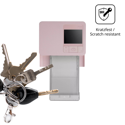 dipos Displayschutz für Canon Selphy CP1500 Mini, transparente Oberfläche, perfekte Passform auch für die Rundungen