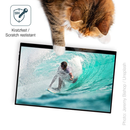 dipos Displayschutz für CAPERAVE CF15T, transparente Oberfläche, perfekte Passform auch für die Rundungen
