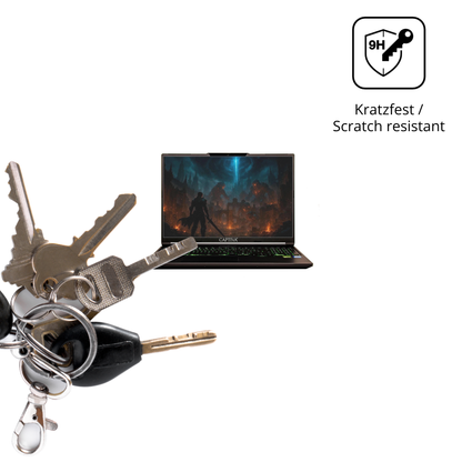 dipos Displayschutz für Captiva I94-407, mattierte Oberfläche, robuste Festigkeit und perfekte Passform