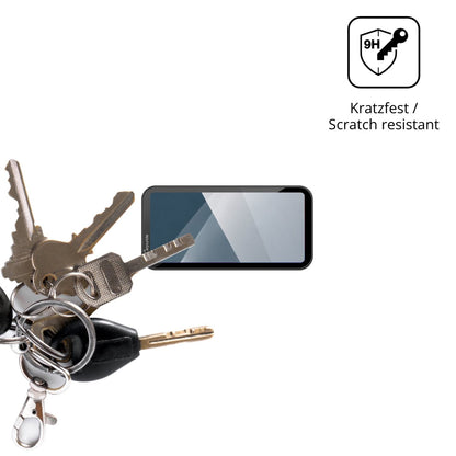 dipos Displayschutz für Carpuride W603F, transparente Oberfläche, perfekte Passform auch für die Rundungen
