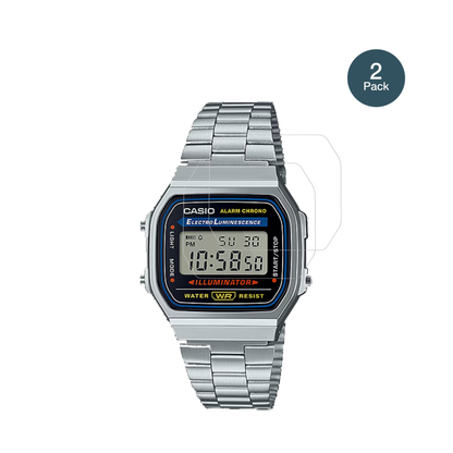 2x 9H Schutzfolie für Casio Iconic A168WA-1 Panzerfolie