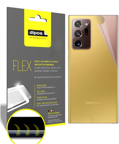 2x 3D Full Cover Schutzfolie für Samsung Galaxy Note 20 5G Rückseite