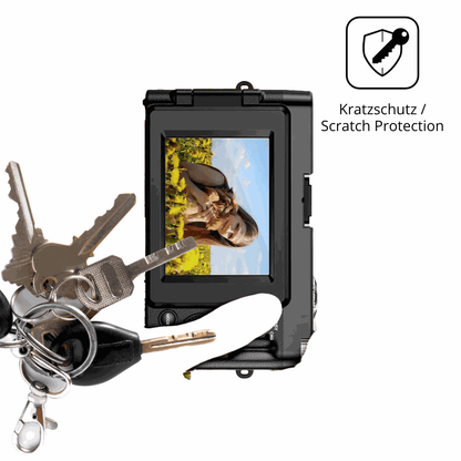 Schutz gegen Kratzer auf dem Aboobu Digitalkamera 4K 48MP 3 Zoll Glas durch Schlüssel oder Ähnliches