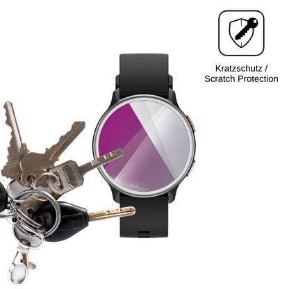 6x Schutzfolie klar für aeac 1.27 Smartwatch Display-Schutzfolie