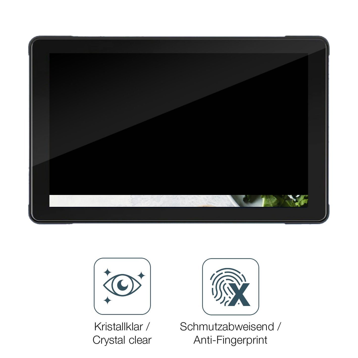 Flexible TPU-Folie passend zugeschnitten für Airpuxem Motorrad Carplay 7 Zoll, vollständige Abdeckung