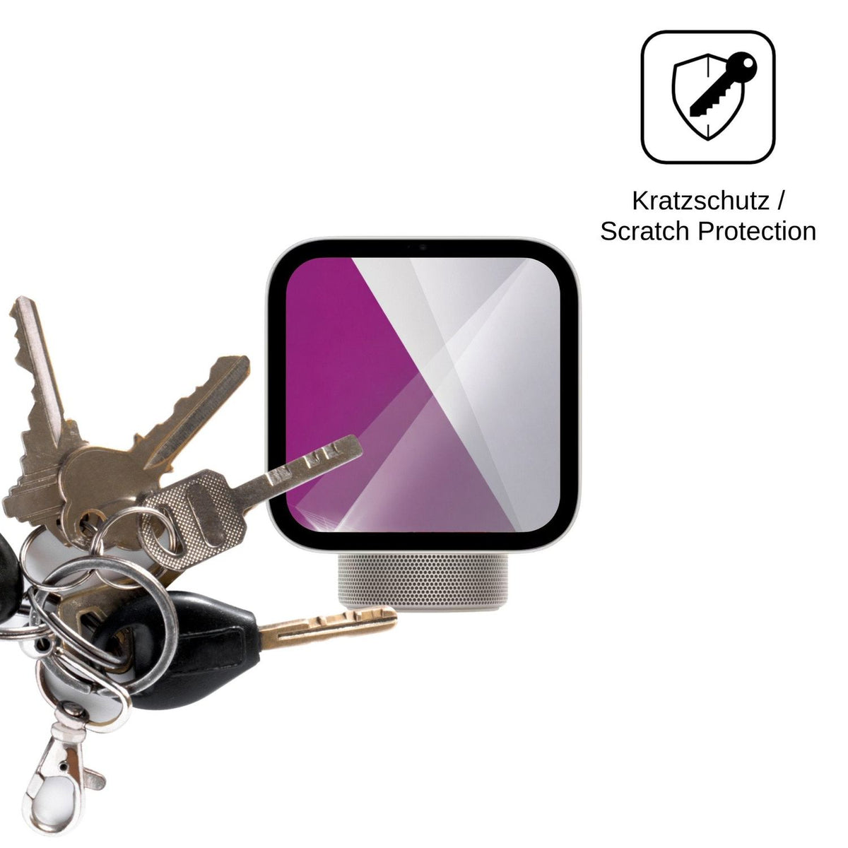 2x Schutzfolie klar für Apple HomeView Display-Schutzfolie