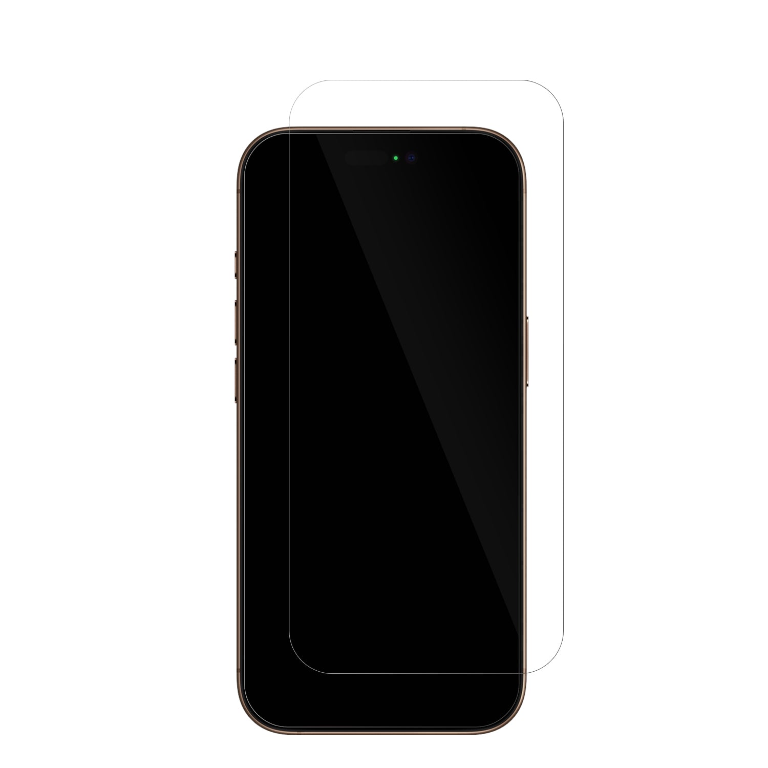 Dünne und klare Folie passend zugeschnitten für Apple iPhone 16 Pro