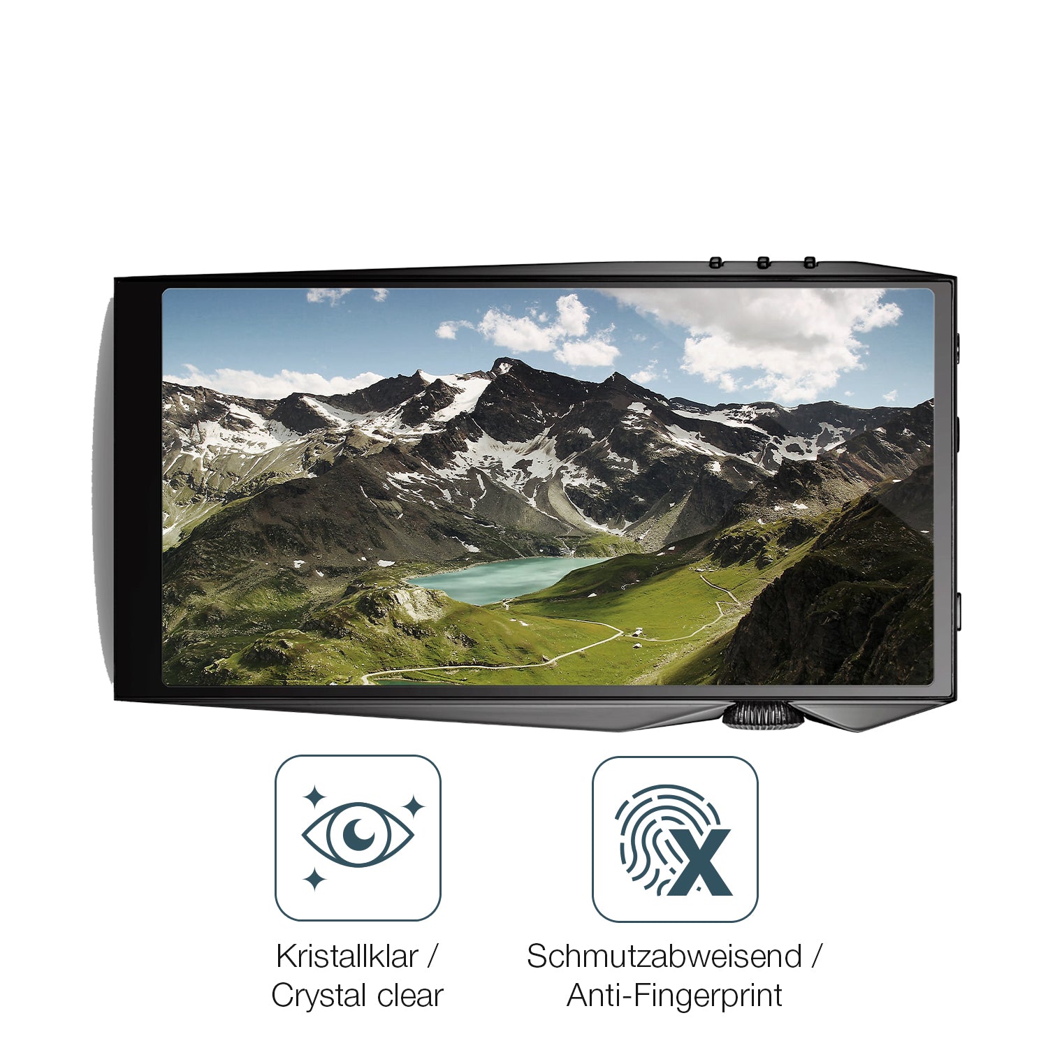 Flexible TPU-Folie passend zugeschnitten für Astell Kern SP4000, vollständige Abdeckung