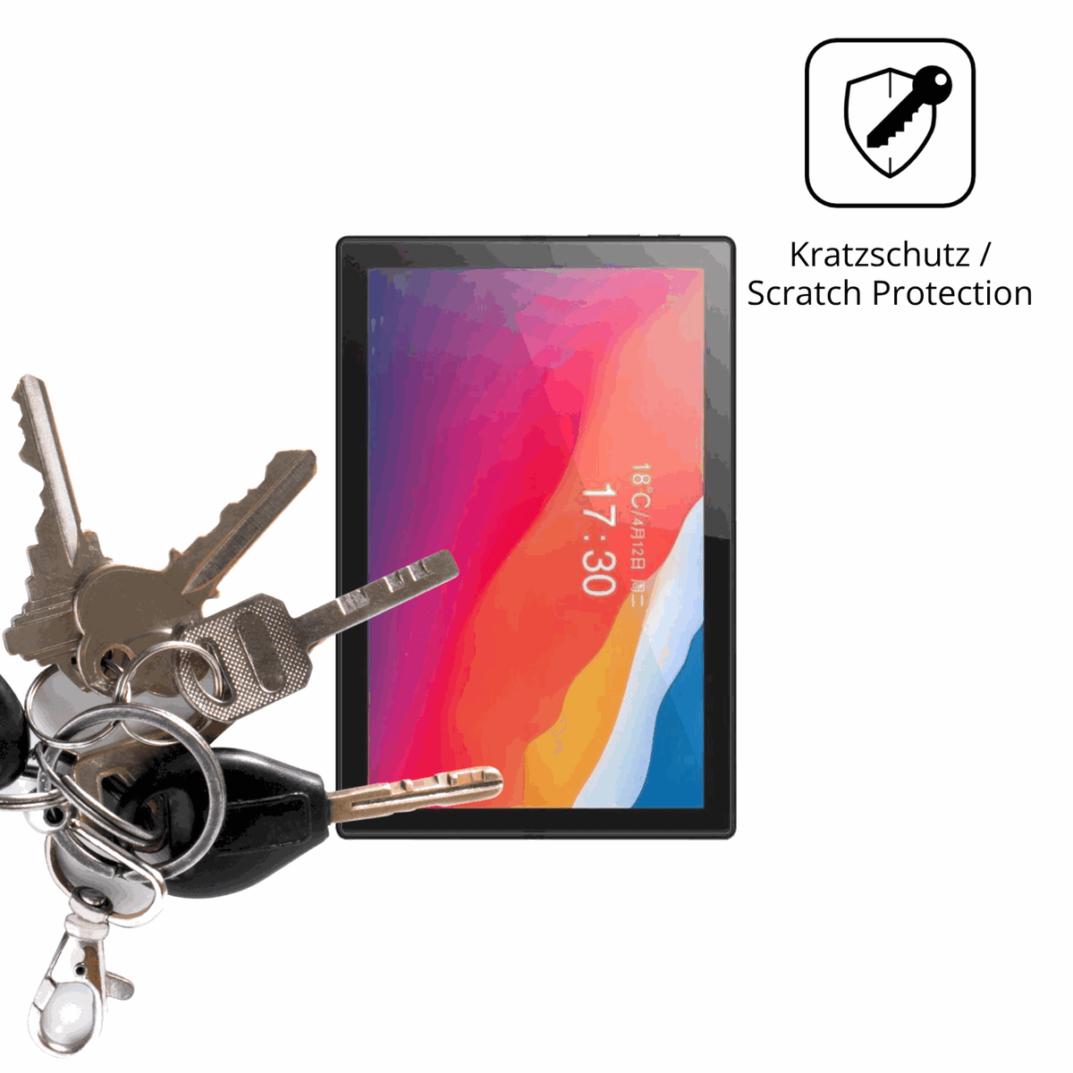 Schutz gegen Kratzer auf dem Crelander T30 Pro Glas durch Schlüssel oder Ähnliches
