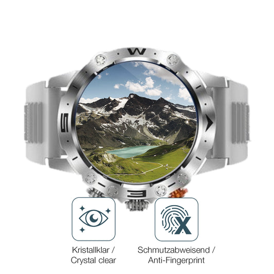 Flexible TPU-Folie passend zugeschnitten für DekeFit MT43 PRo 1.53 Zoll, vollständige Abdeckung