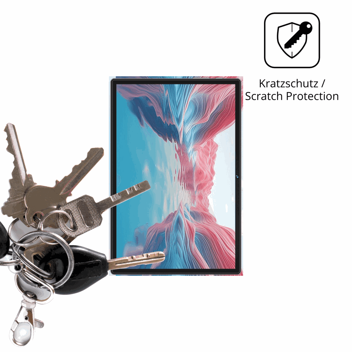Schutz gegen Kratzer auf dem Dghrti TAB30 10.1 Glas durch Schlüssel oder Ähnliches
