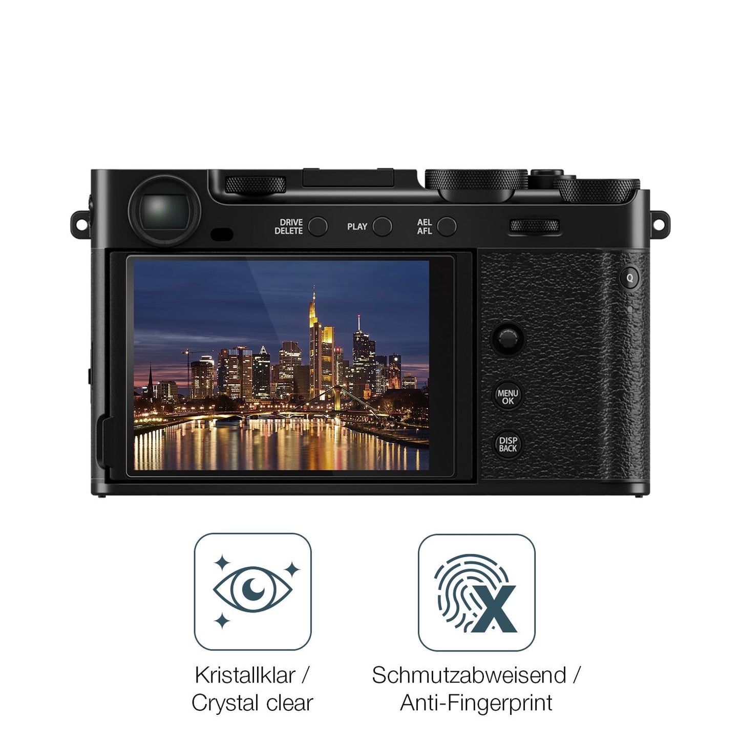 Flexible TPU-Folie passend zugeschnitten für Fujifilm X-E5, vollständige Abdeckung