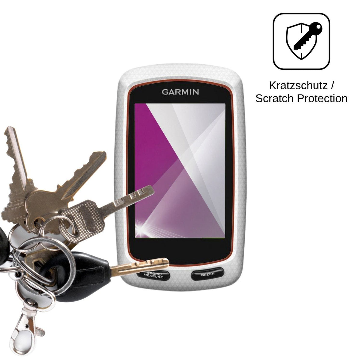 2x Schutzfolie klar für Garmin Approach G7 Display-Schutzfolie