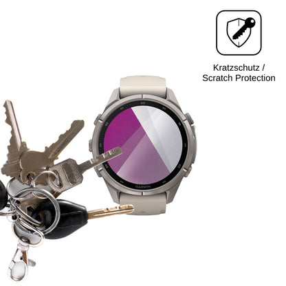6x Schutzfolie klar für Garmin Fenix 9 Pro Display-Schutzfolie