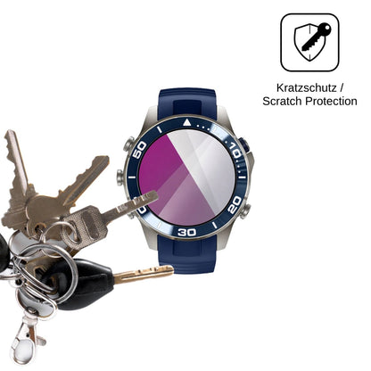 6x Schutzfolie klar für Garmin MARQ Diver Display-Schutzfolie