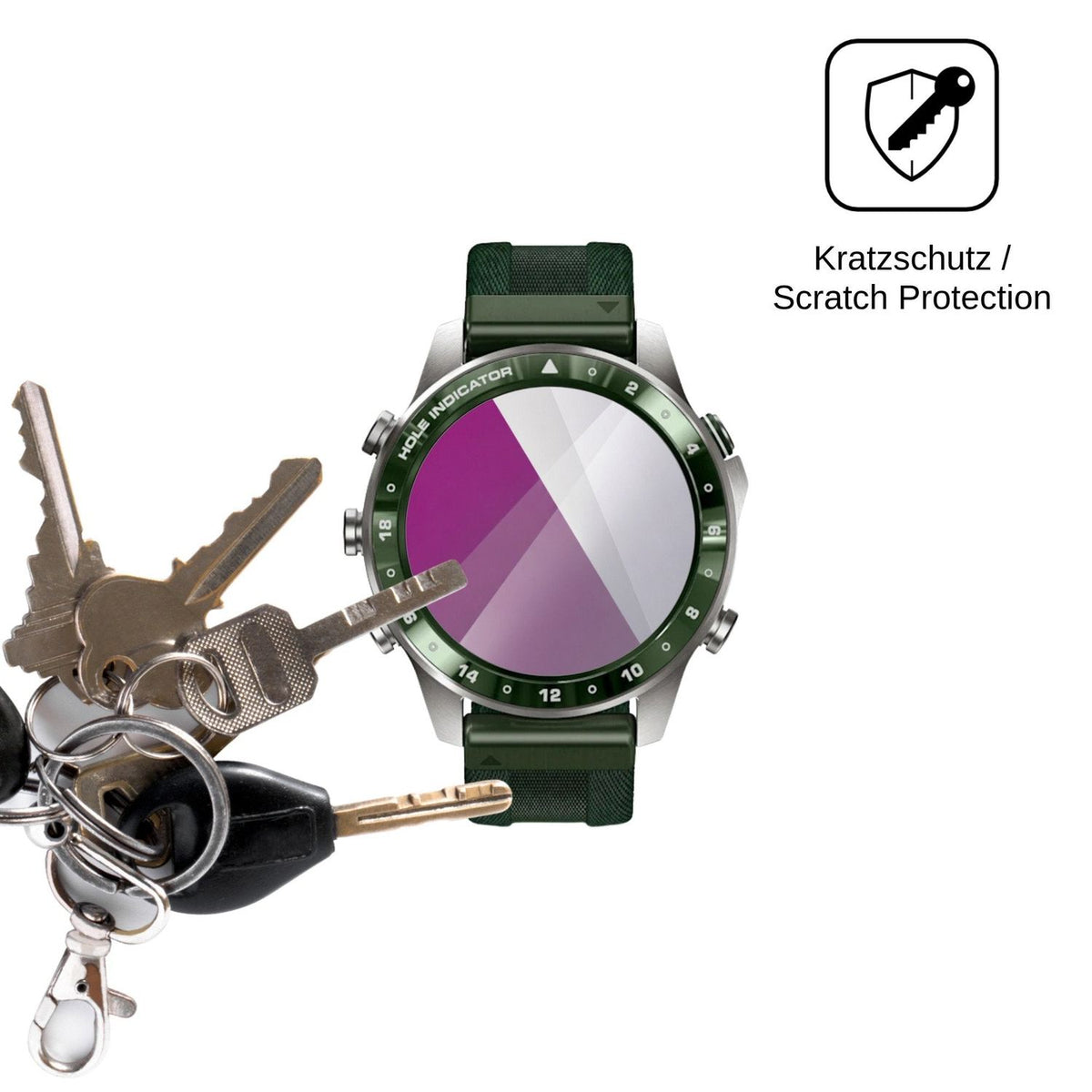 6x Schutzfolie klar für Garmin MARQ Golfer Gen 3 Display-Schutzfolie