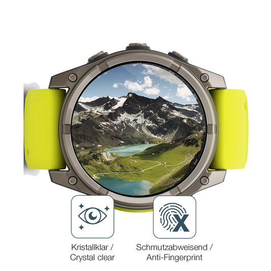 Flexible TPU-Folie passend zugeschnitten für Garmin Tactix 8 51mm SOLAR, vollständige Abdeckung