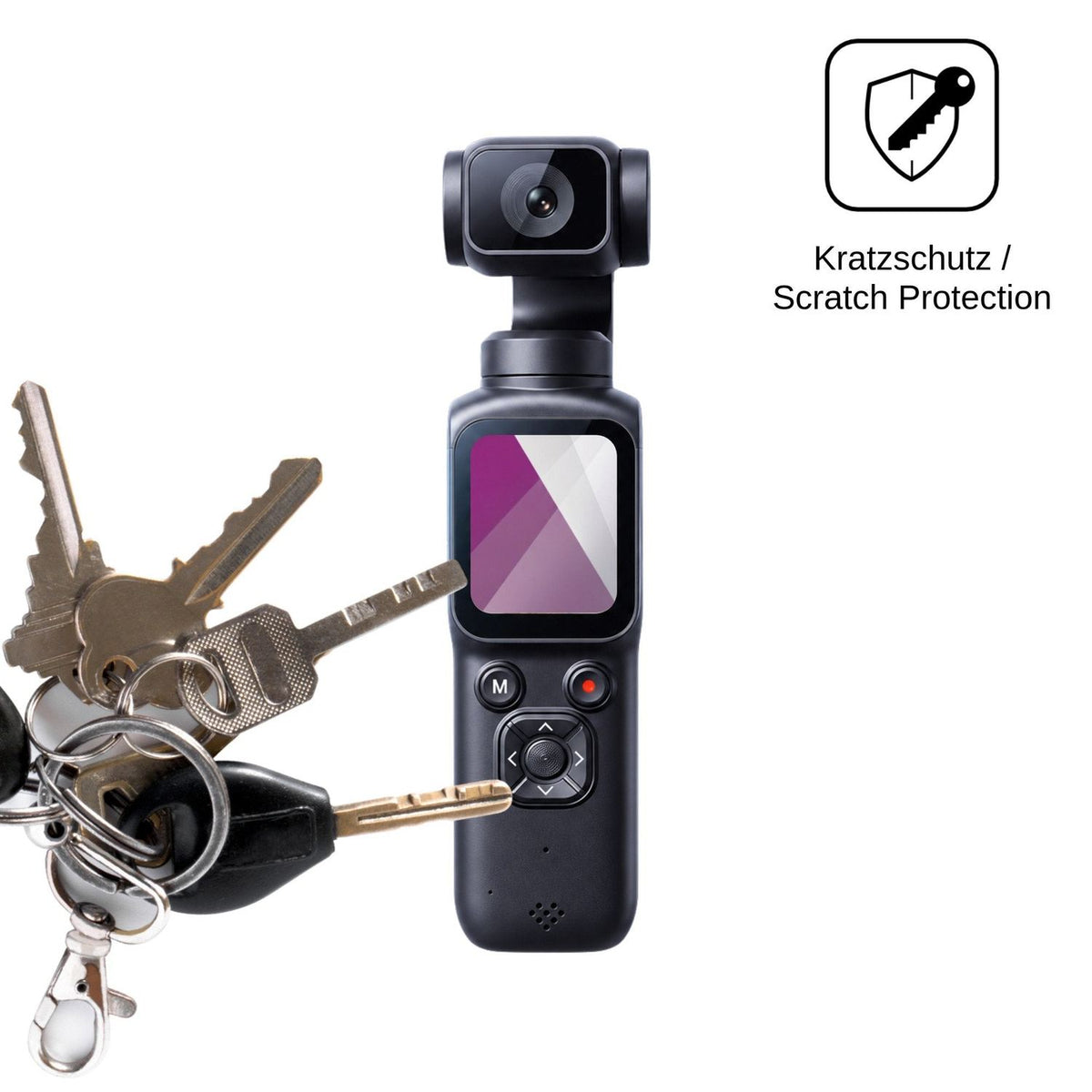 4x Schutzfolie klar für heygocam Pgc-001 Display-Schutzfolie