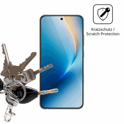 Schutz gegen Kratzer auf dem Honor Win Glas durch Schl�ssel oder �hnliches