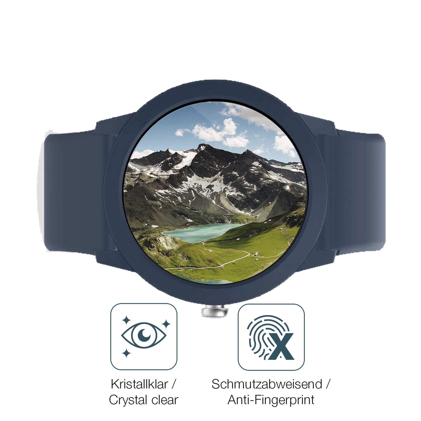 Flexible TPU-Folie passend zugeschnitten für Ice-Watch Ice Smart Junior RD 3.0, vollständige Abdeckung