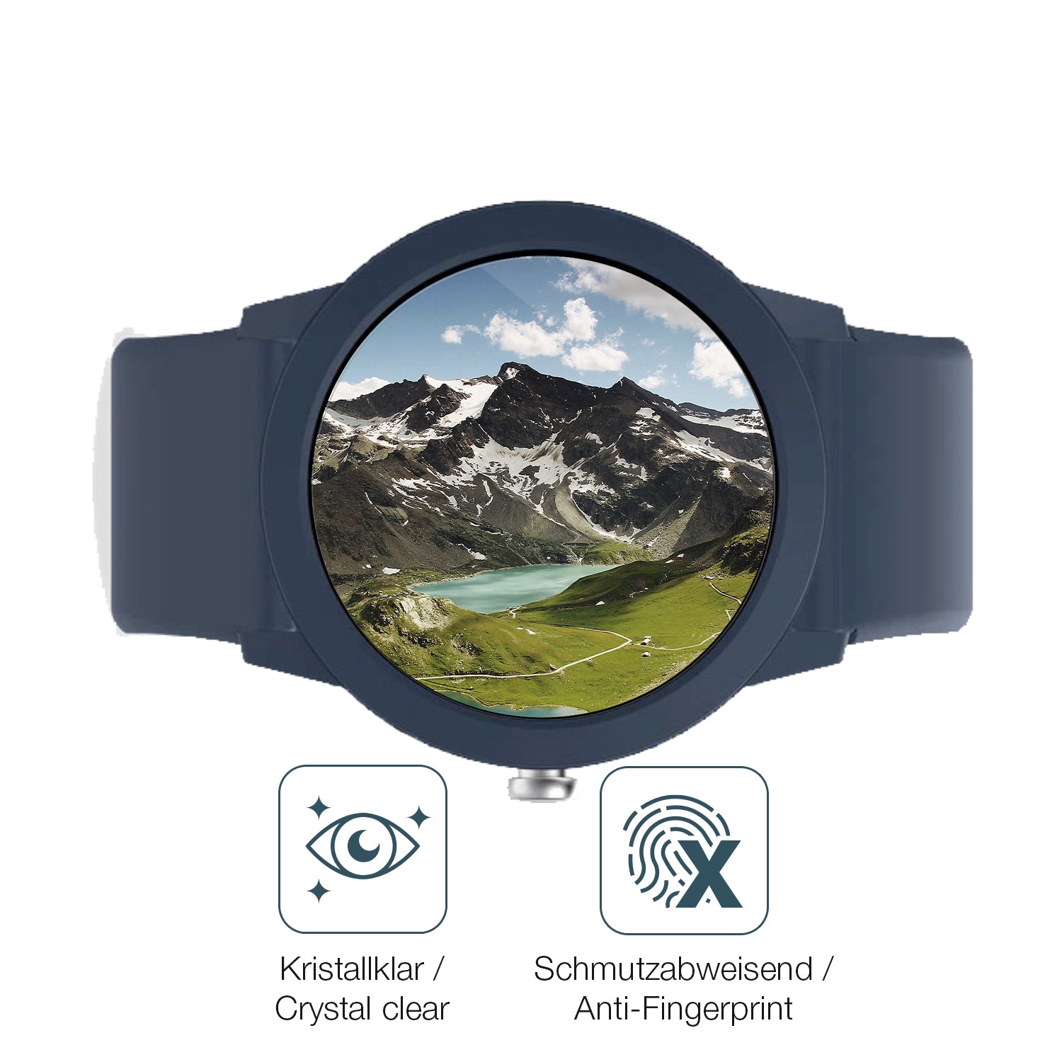 Flexible TPU-Folie passend zugeschnitten für Ice-Watch Ice Smart Junior RD 3.0, vollständige Abdeckung