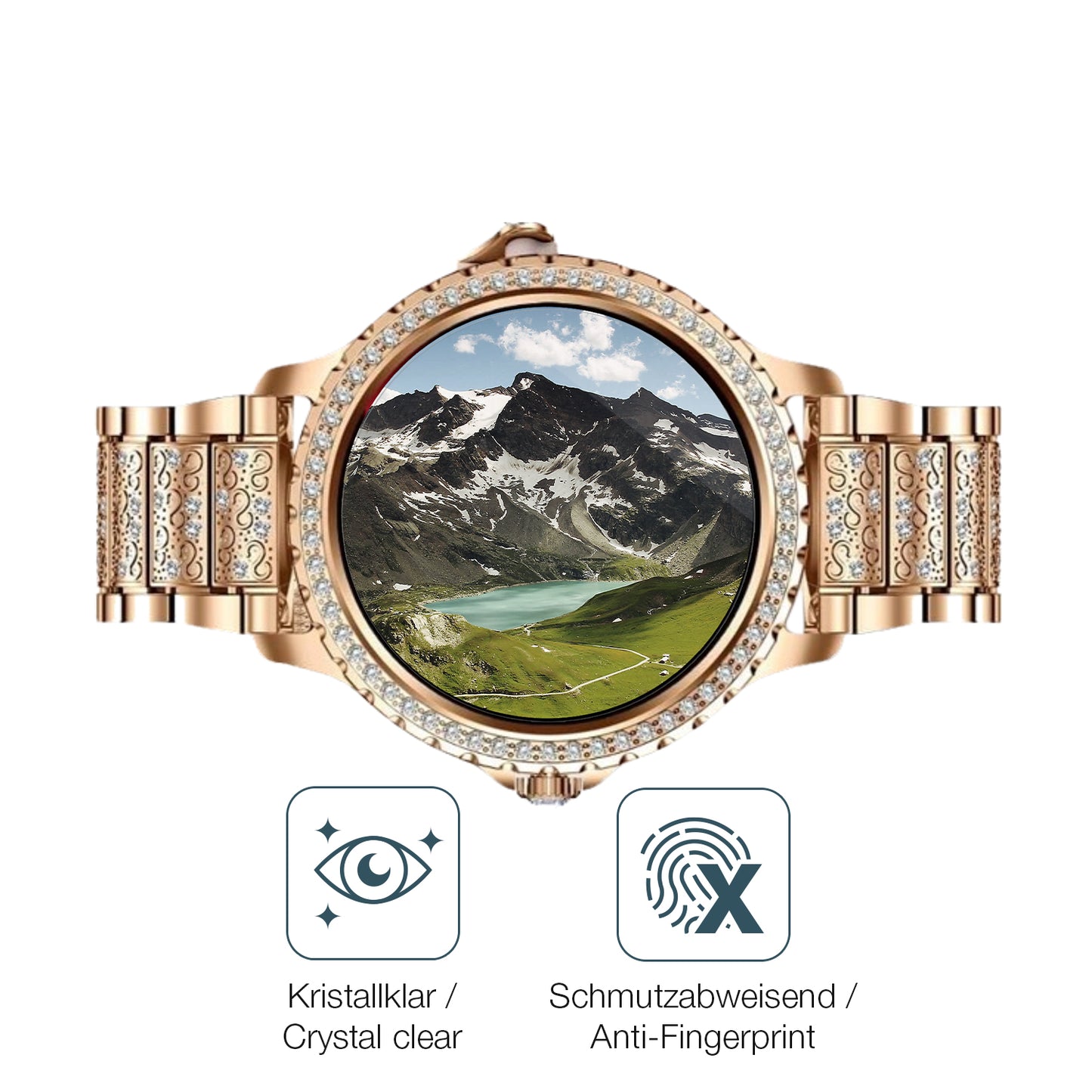 Schutz gegen Kratzer auf dem LIGE BW1845A-CC 1.32 Zoll Glas durch Schlüssel oder Ähnliches