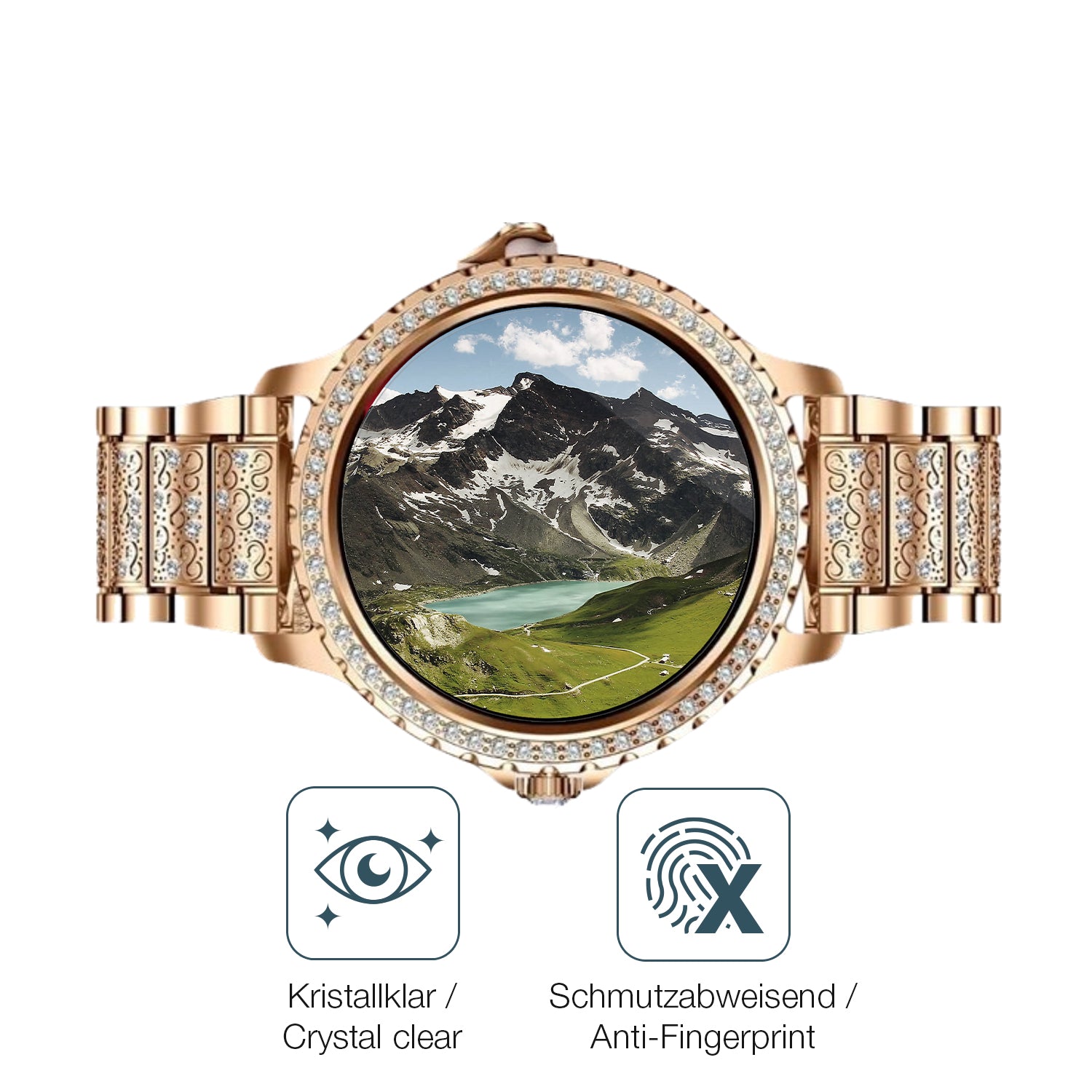 Schutz gegen Kratzer auf dem LIGE BW1845A-CC 1.32 Zoll Glas durch Schlüssel oder Ähnliches