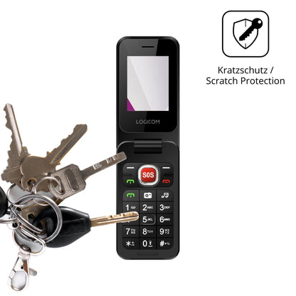 Schutz gegen Kratzer auf dem Logicom Fleep S90 Glas durch Schlüssel oder Ähnliches