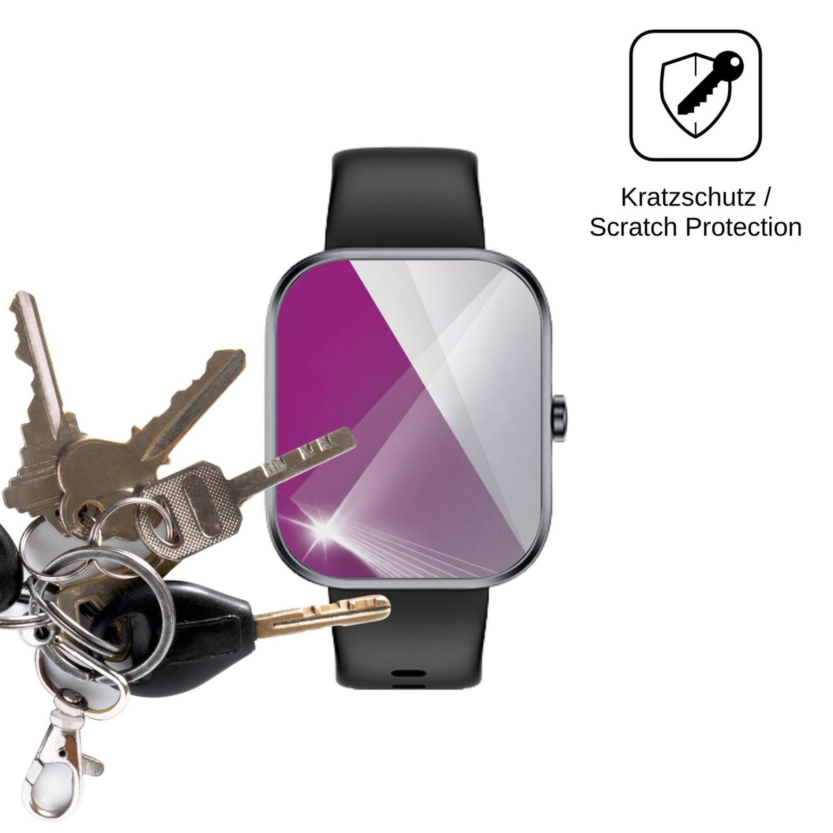 6x Schutzfolie klar für MFVLP D16 Display-Schutzfolie